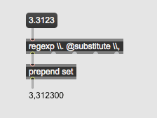 Change Dot in Float to Comma - MaxMSP Forum | Cycling '74